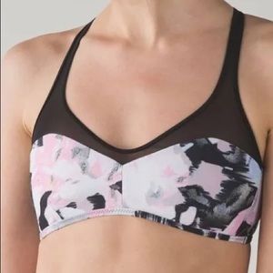 COPY - Lululemon Floral Salty Swim Sport Top Reversible Racerback Bikini Top & …